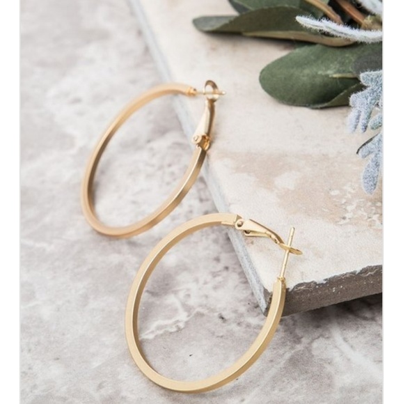 boutique Jewelry - 🌿THICK HOOP EARINGS🌿